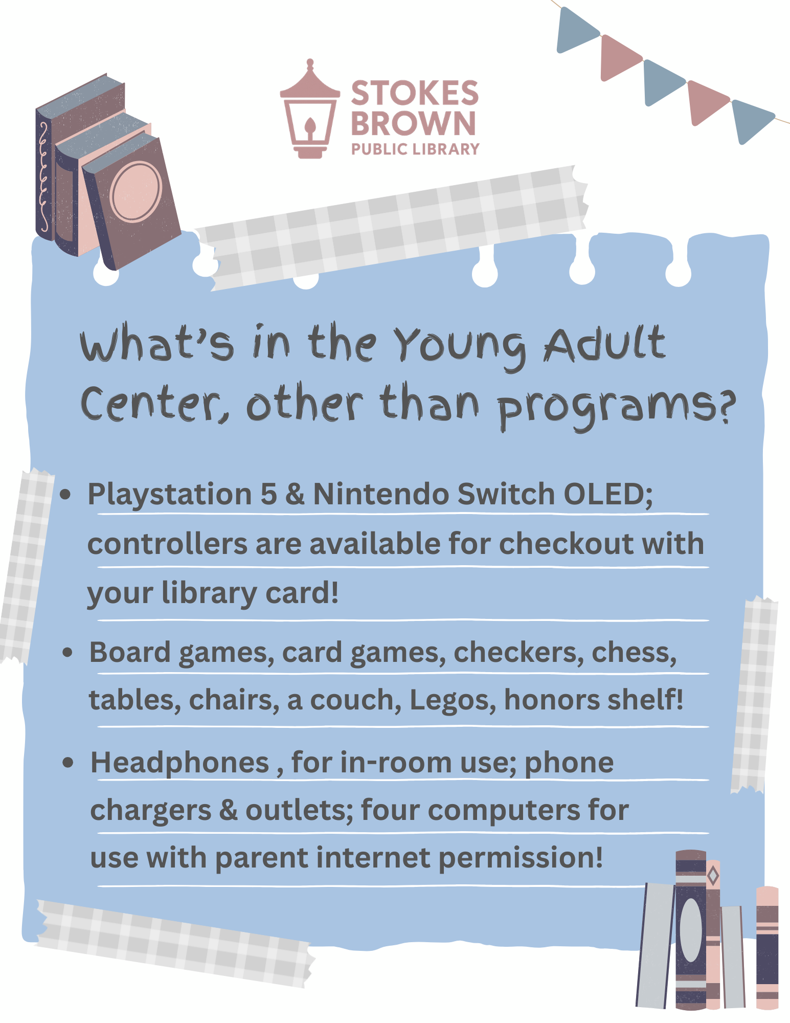 What's in the Young Adult Center!
